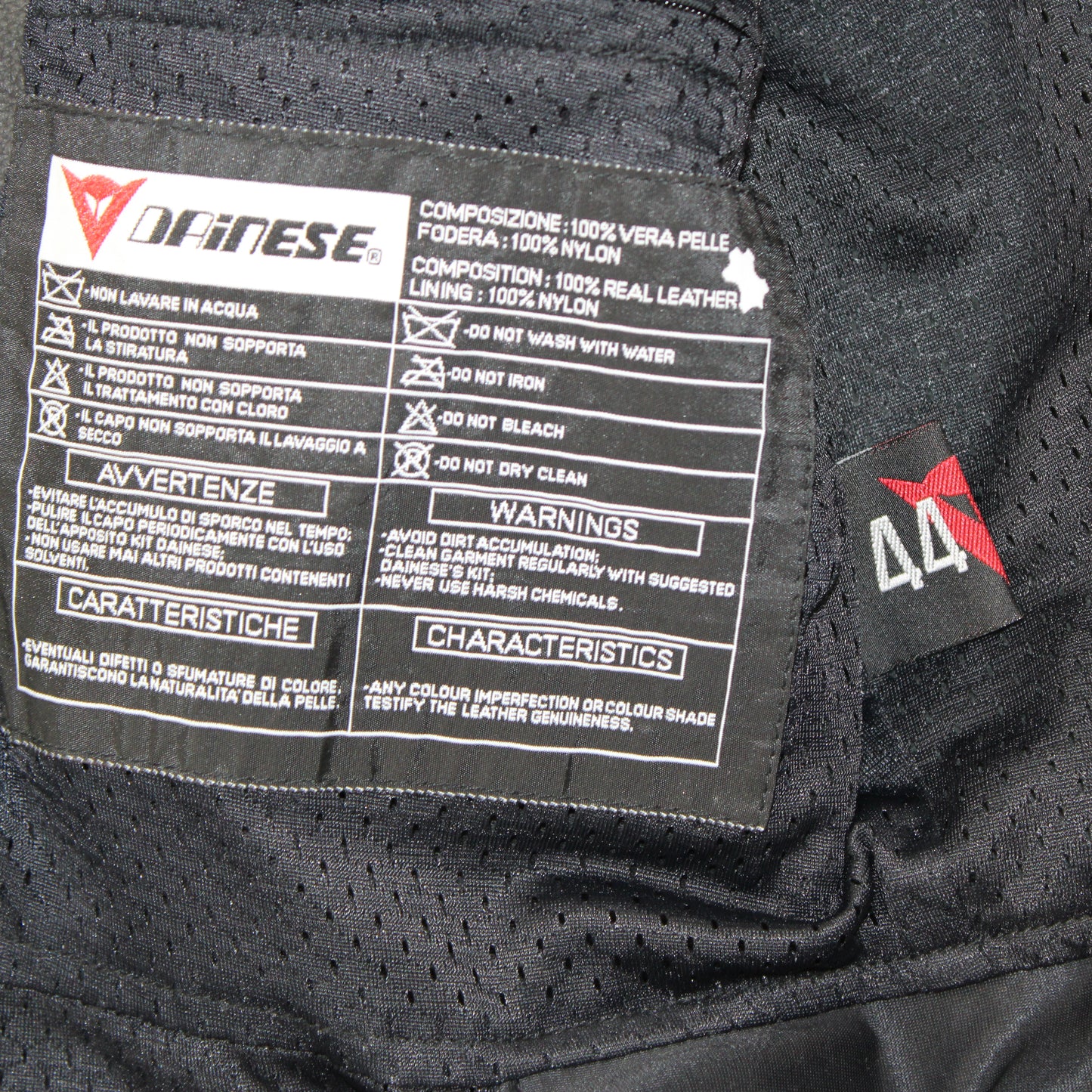Veste en cuir de moto Dainese