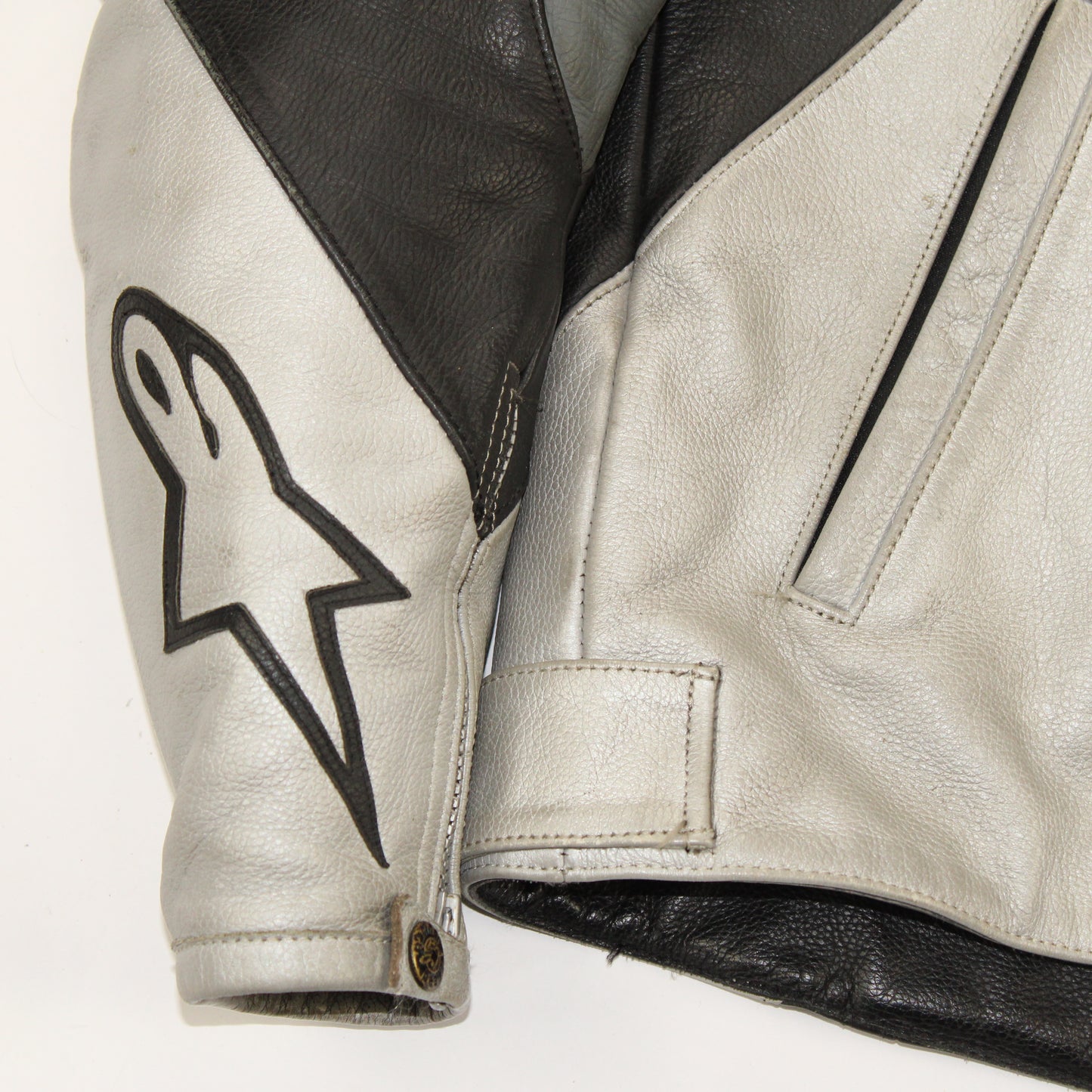 Vestes en cuir moto Alpinestars Stunt Y2K