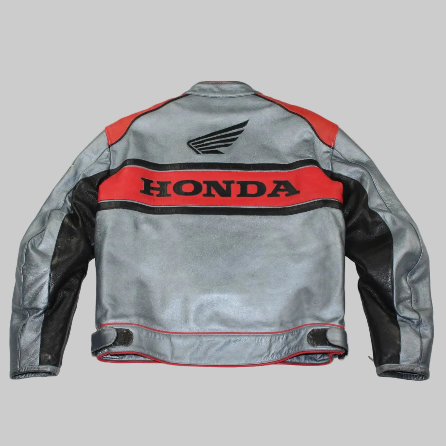 Veste en cuir moto Honda
