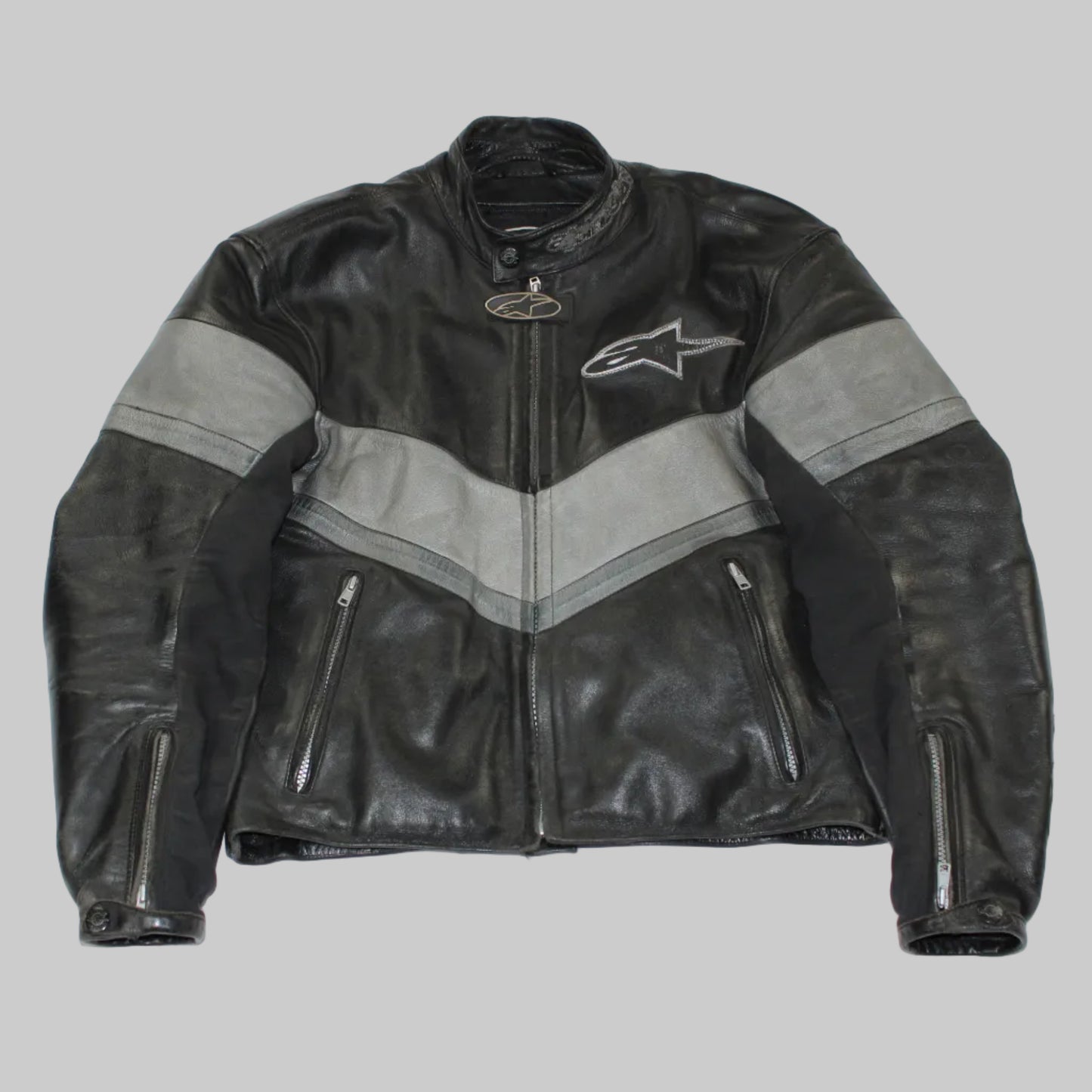 Veste en cuir de moto Alpinestars