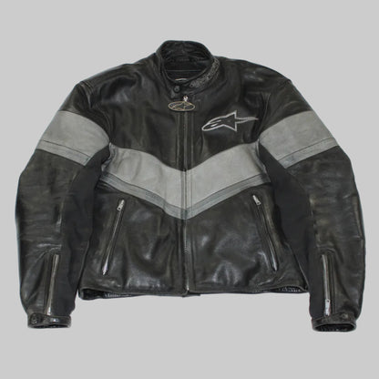 Veste en cuir de moto Alpinestars