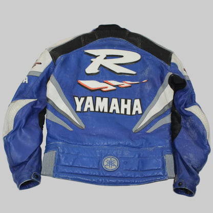 Veste de moto en cuir Yamaha Série YZF R