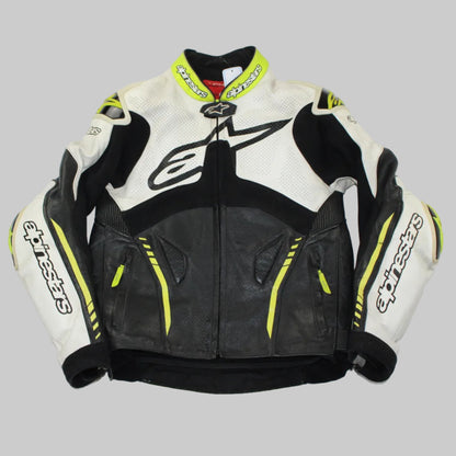 Veste en cuir de moto Alpinestars ATEM piste