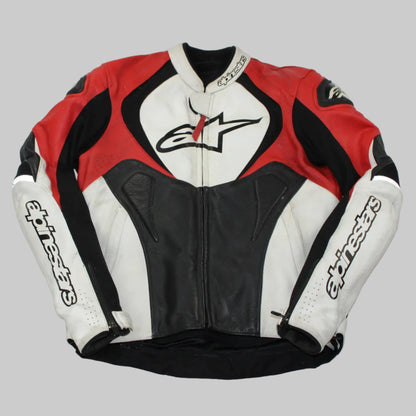 Veste en cuir piste alpinestars