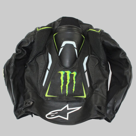 Veste de moto en cuir alpinestars piste