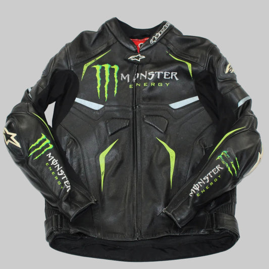 Veste de moto en cuir alpinestars piste