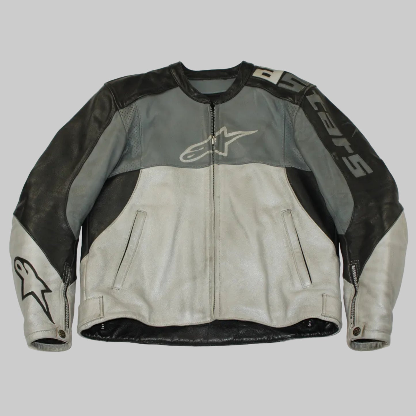 Vestes en cuir moto Alpinestars Stunt Y2K