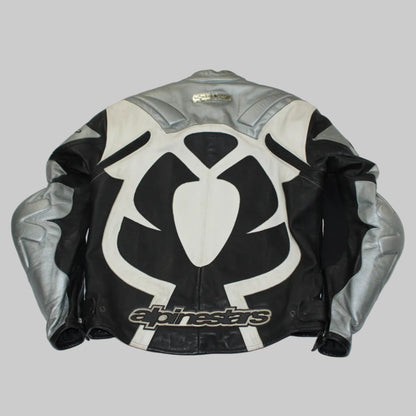 Veste en cuir de moto Alpinestars Troy lee design Y2K