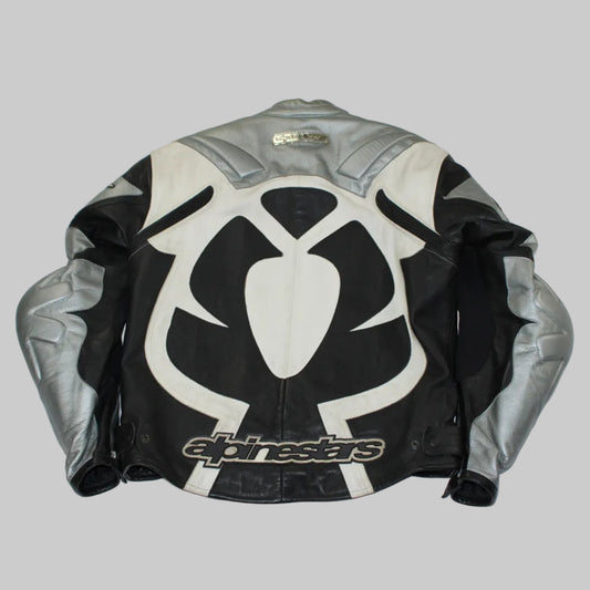 Veste en cuir de moto Alpinestars Troy lee design Y2K