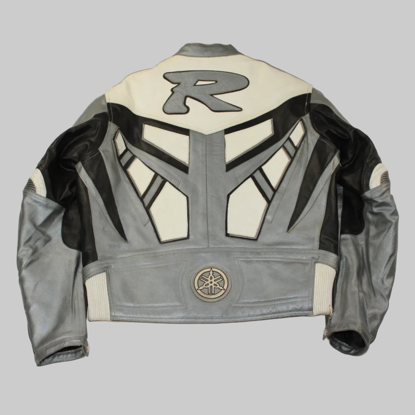 Veste de moto en cuir Yamaha série R