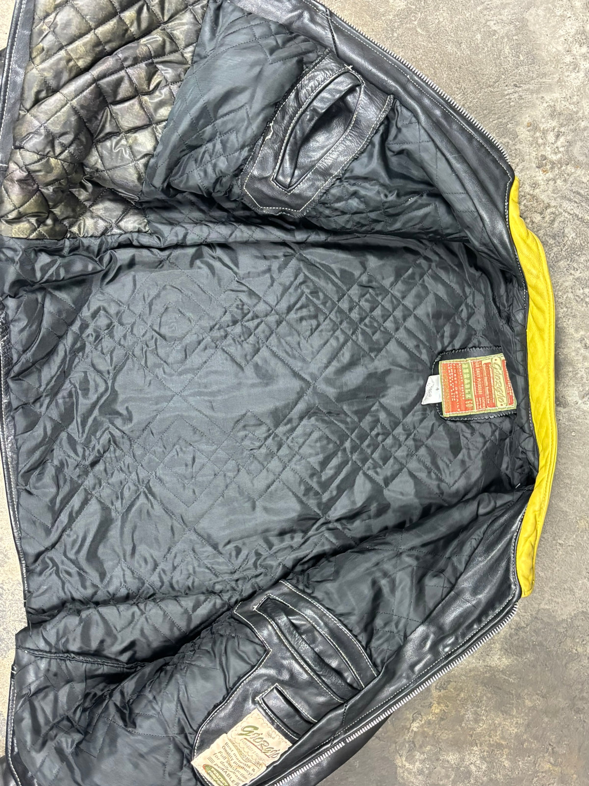 Veste en cuir giorgio