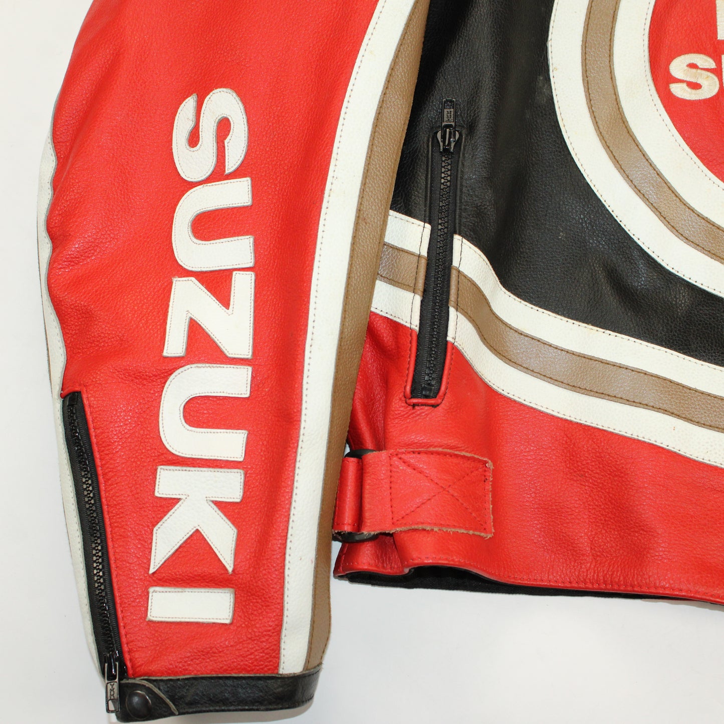 veste en cuir moto SUZUKI Kevin Schwantz