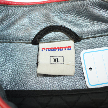 Veste en cuir moto Honda