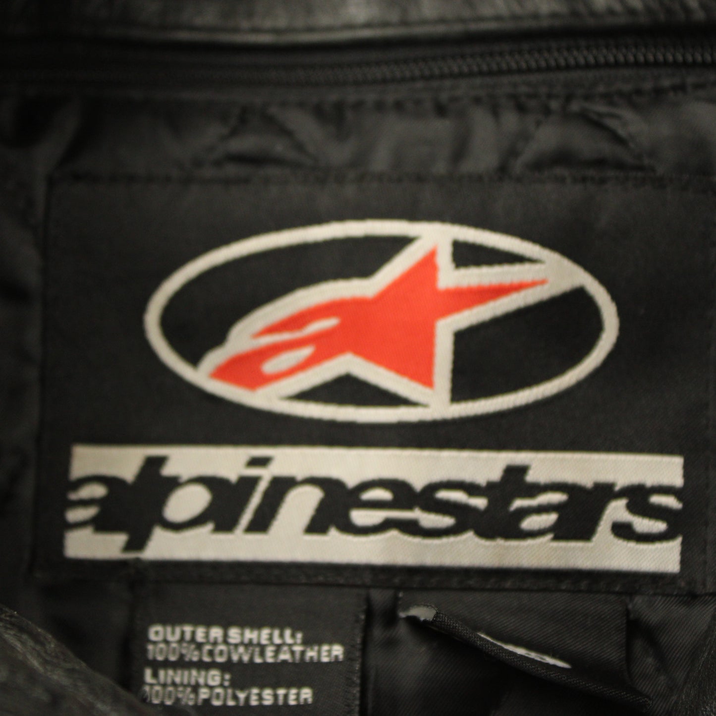 Veste en cuir de moto Alpinestars