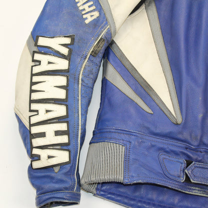 Veste de moto en cuir Yamaha Série YZF R