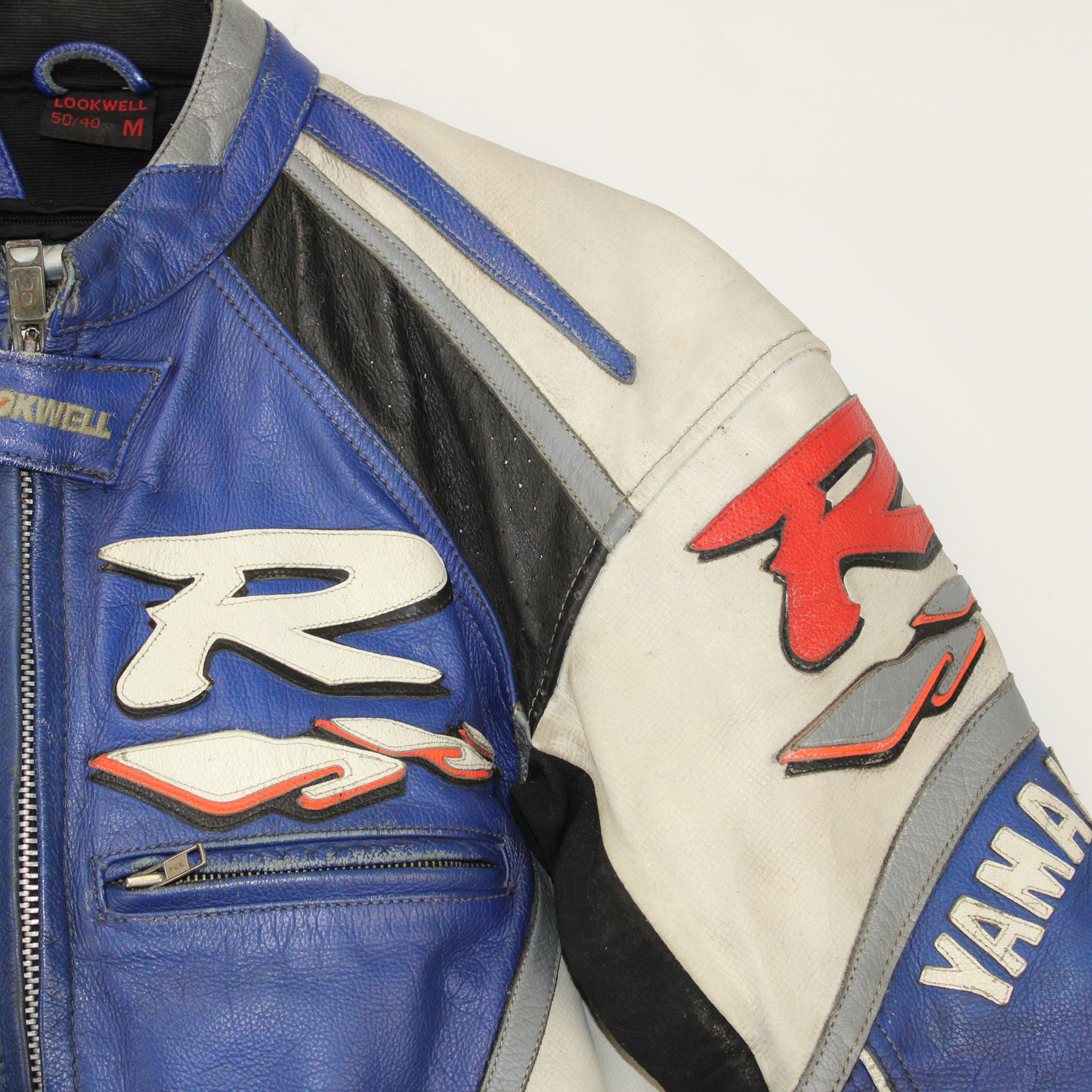 Veste de moto en cuir Yamaha Série YZF R