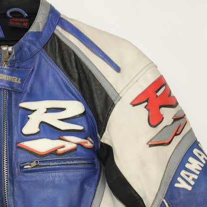Veste de moto en cuir Yamaha Série YZF R