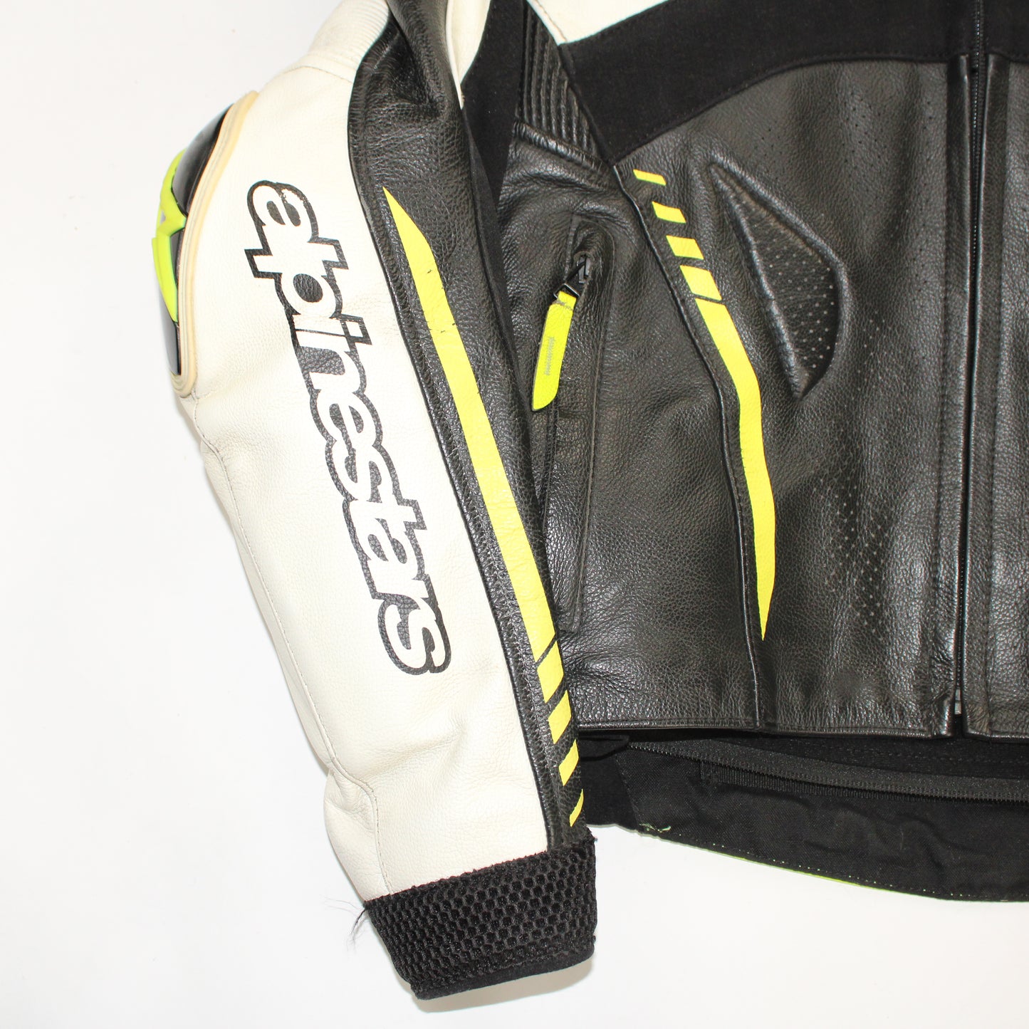 Veste en cuir de moto Alpinestars ATEM piste