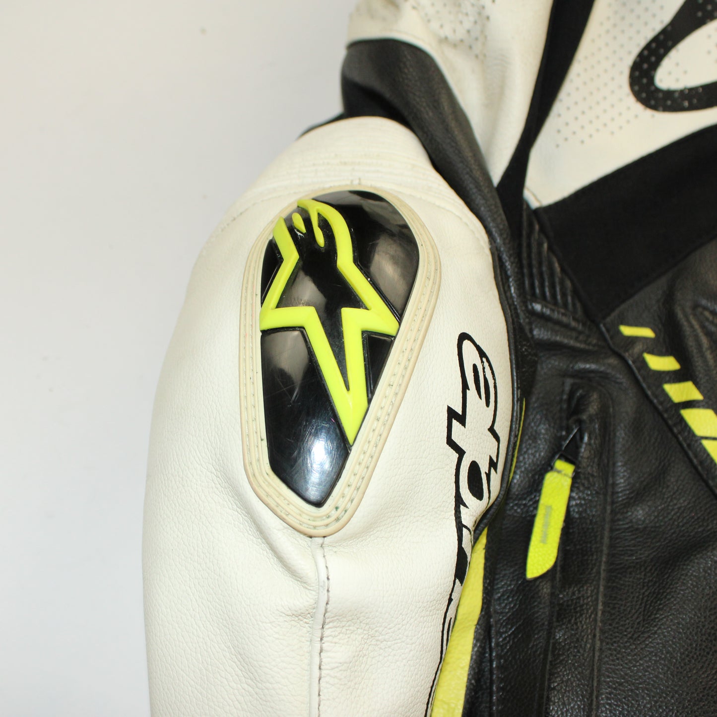 Veste en cuir de moto Alpinestars ATEM piste