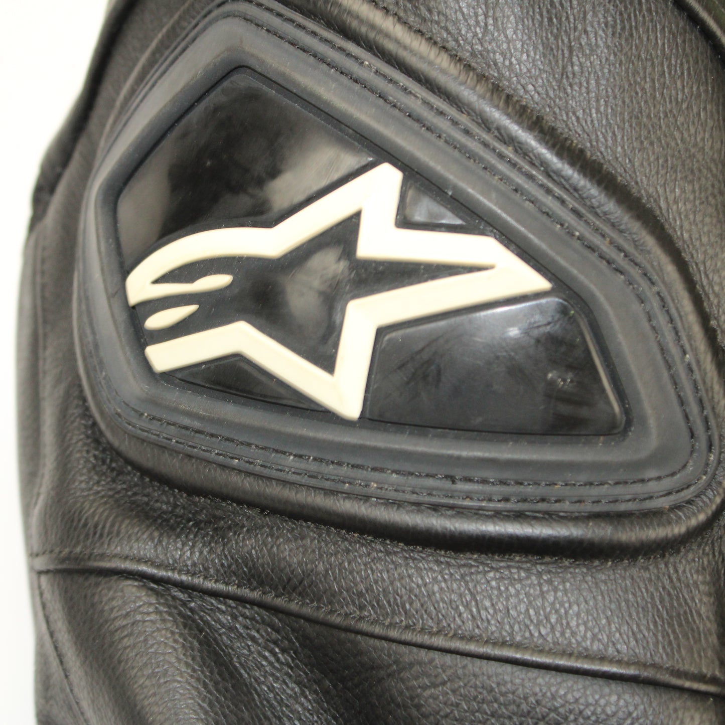 Veste de moto en cuir alpinestars piste