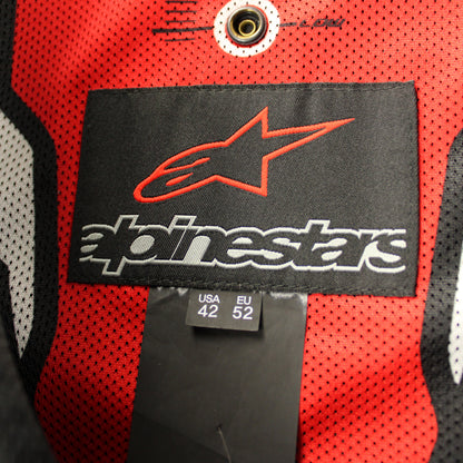 Veste de moto en cuir alpinestars piste