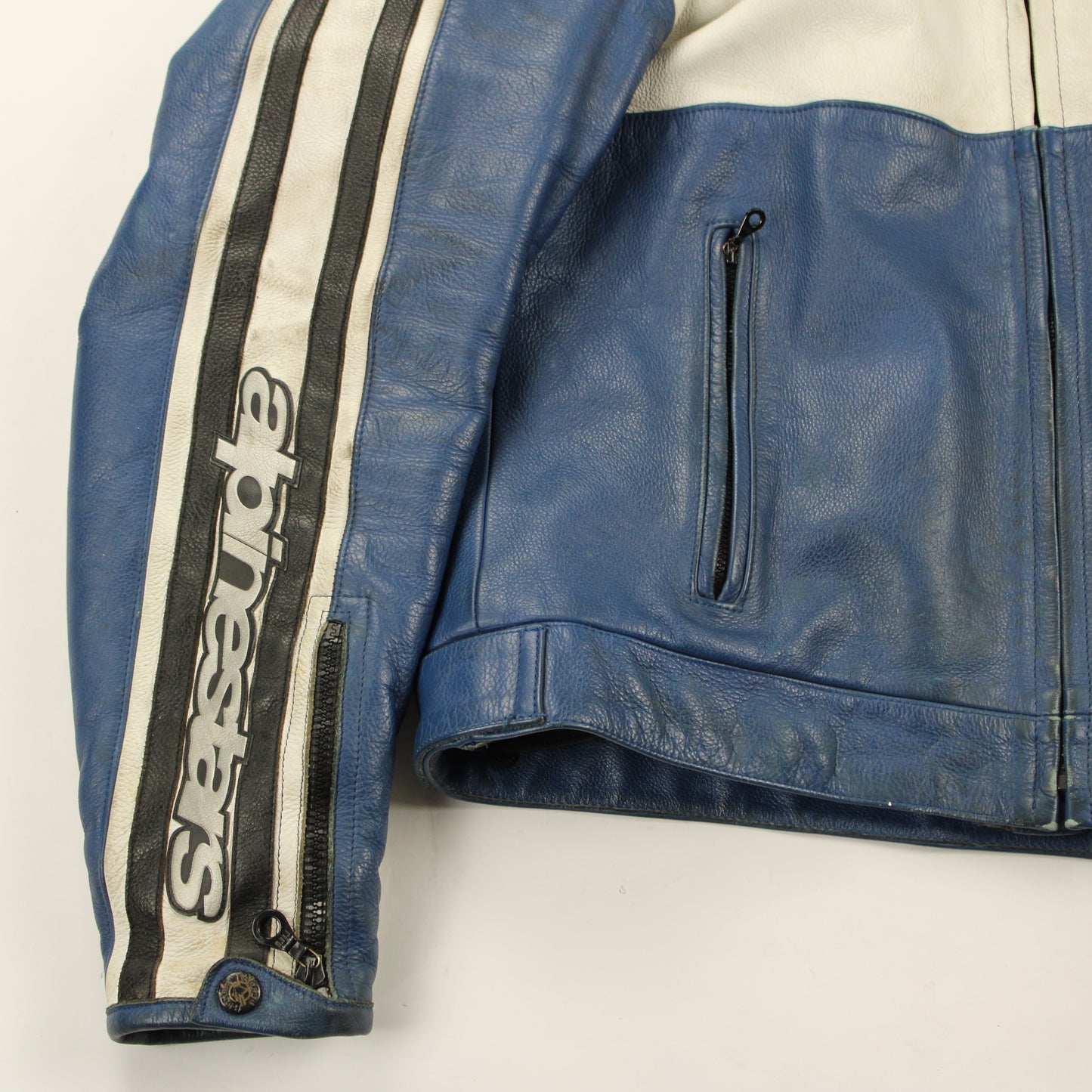 Veste en cuir Alpinestars classique Y2K