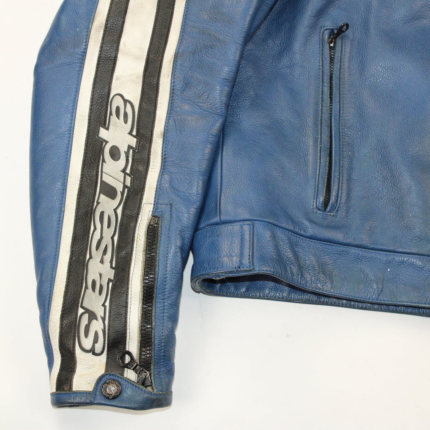 Veste en cuir Alpinestars classique Y2K