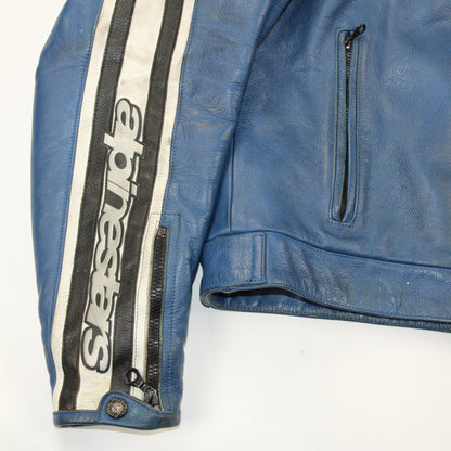 Veste en cuir Alpinestars classique Y2K