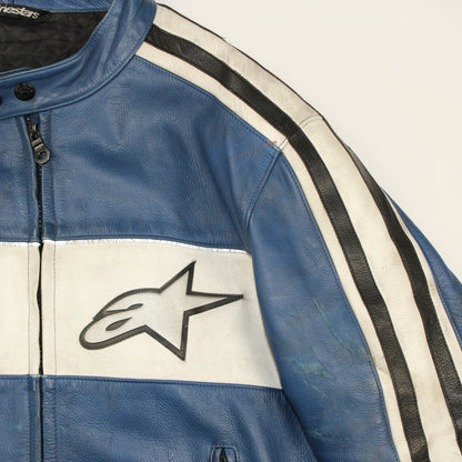 Veste en cuir Alpinestars classique Y2K
