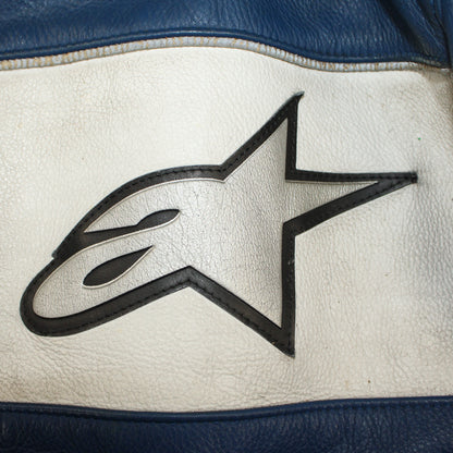 Veste en cuir Alpinestars classique Y2K