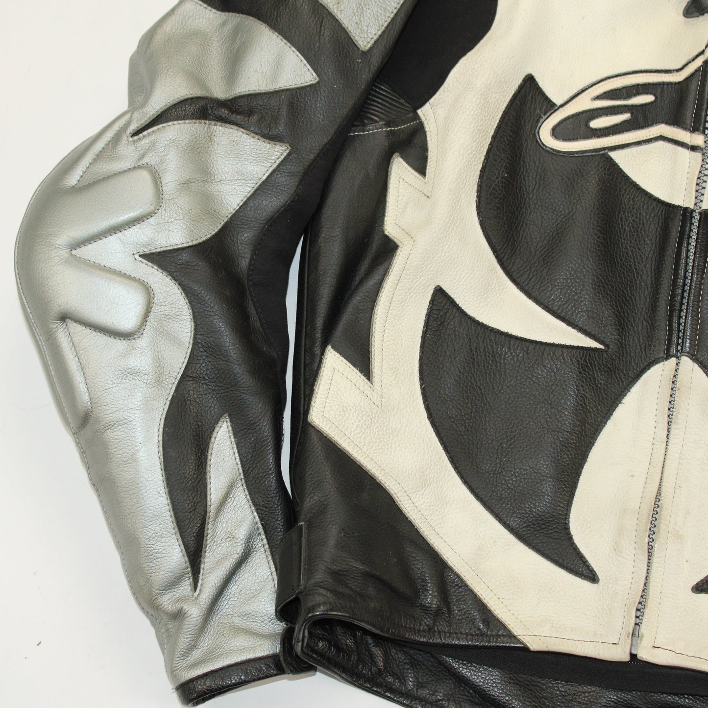 Veste en cuir de moto Alpinestars Troy lee design Y2K