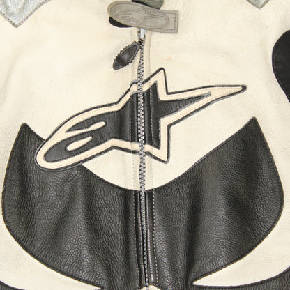 Veste en cuir de moto Alpinestars Troy lee design Y2K