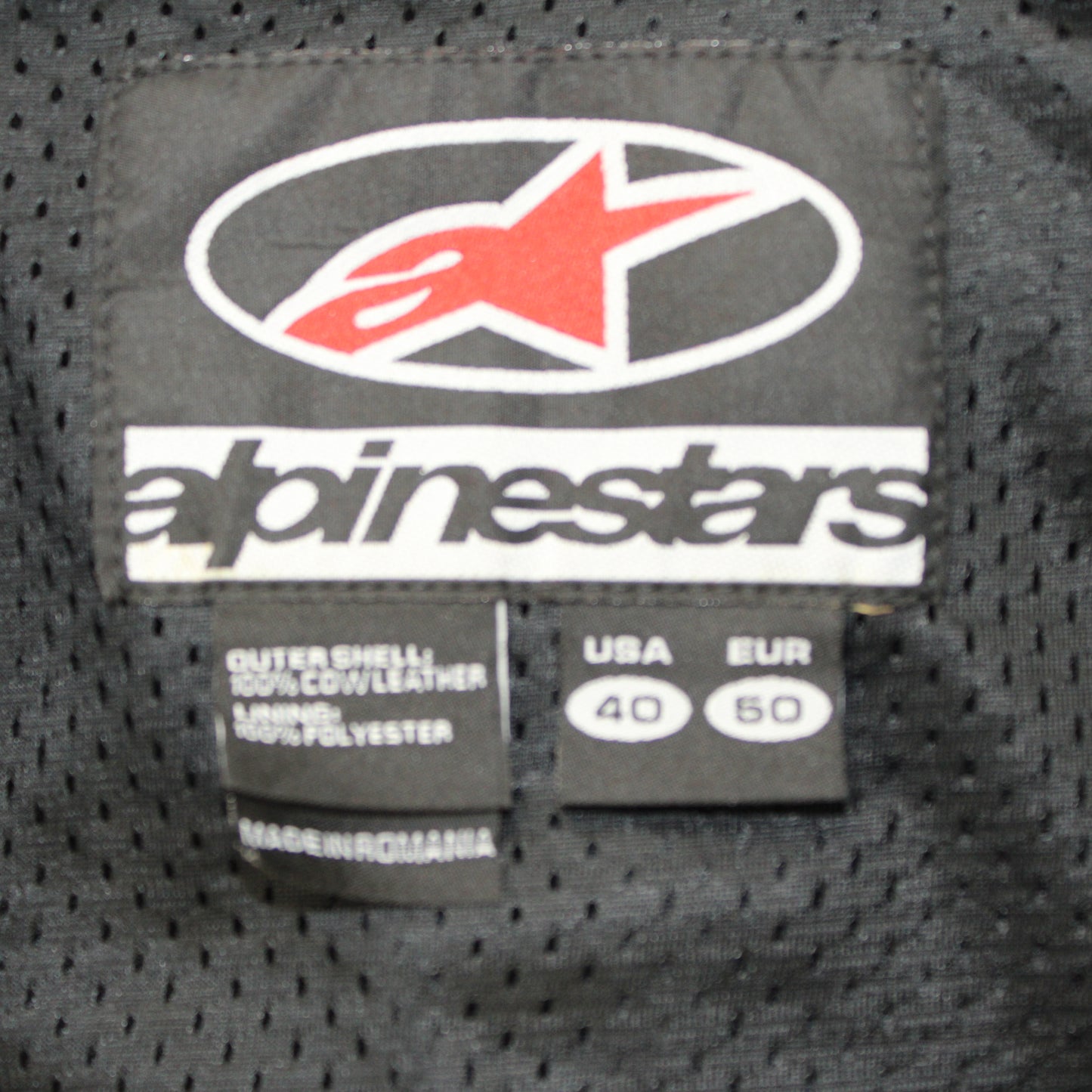 Veste en cuir de moto Alpinestars Troy lee design Y2K