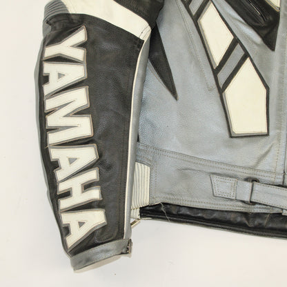 Veste de moto en cuir Yamaha série R