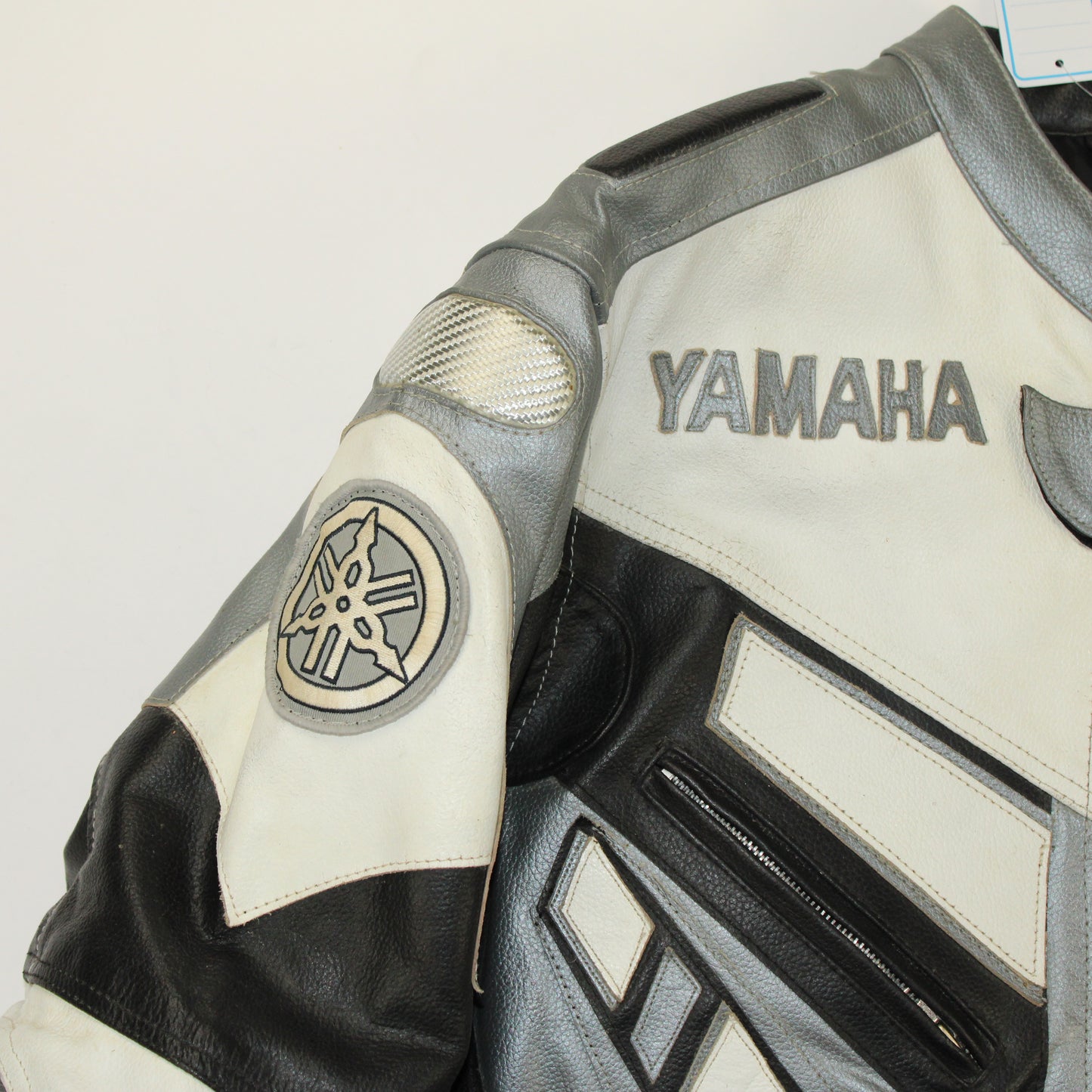 Veste de moto en cuir Yamaha série R