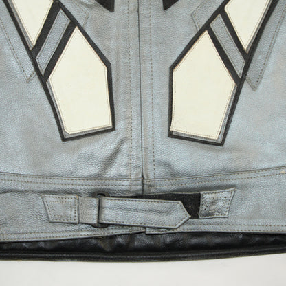 Veste de moto en cuir Yamaha série R