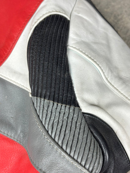 Veste vintage en cuir de moto