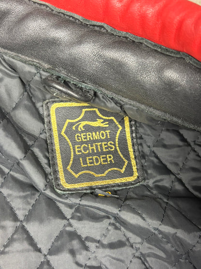 Veste vintage en cuir de moto