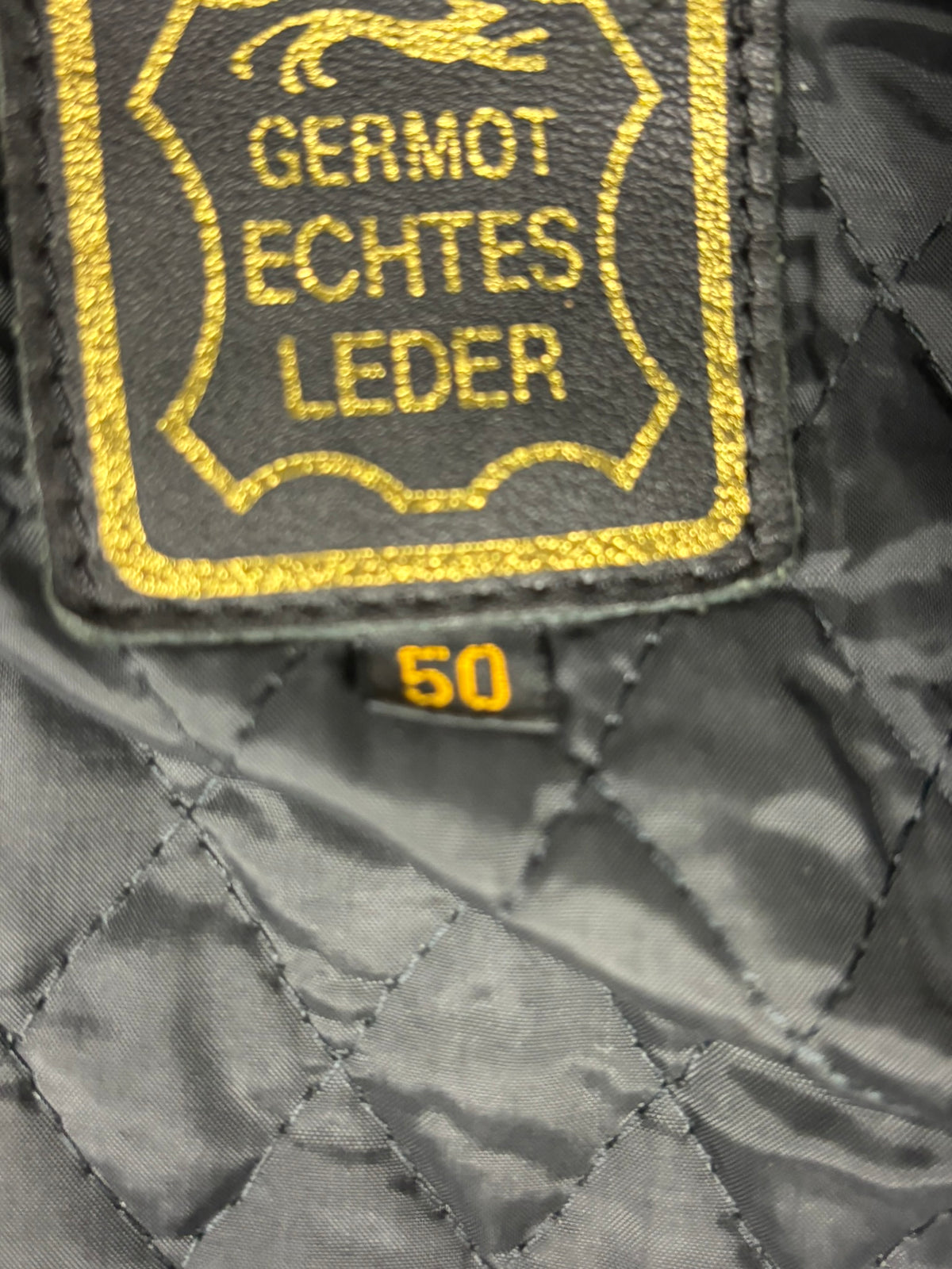 Veste vintage en cuir de moto