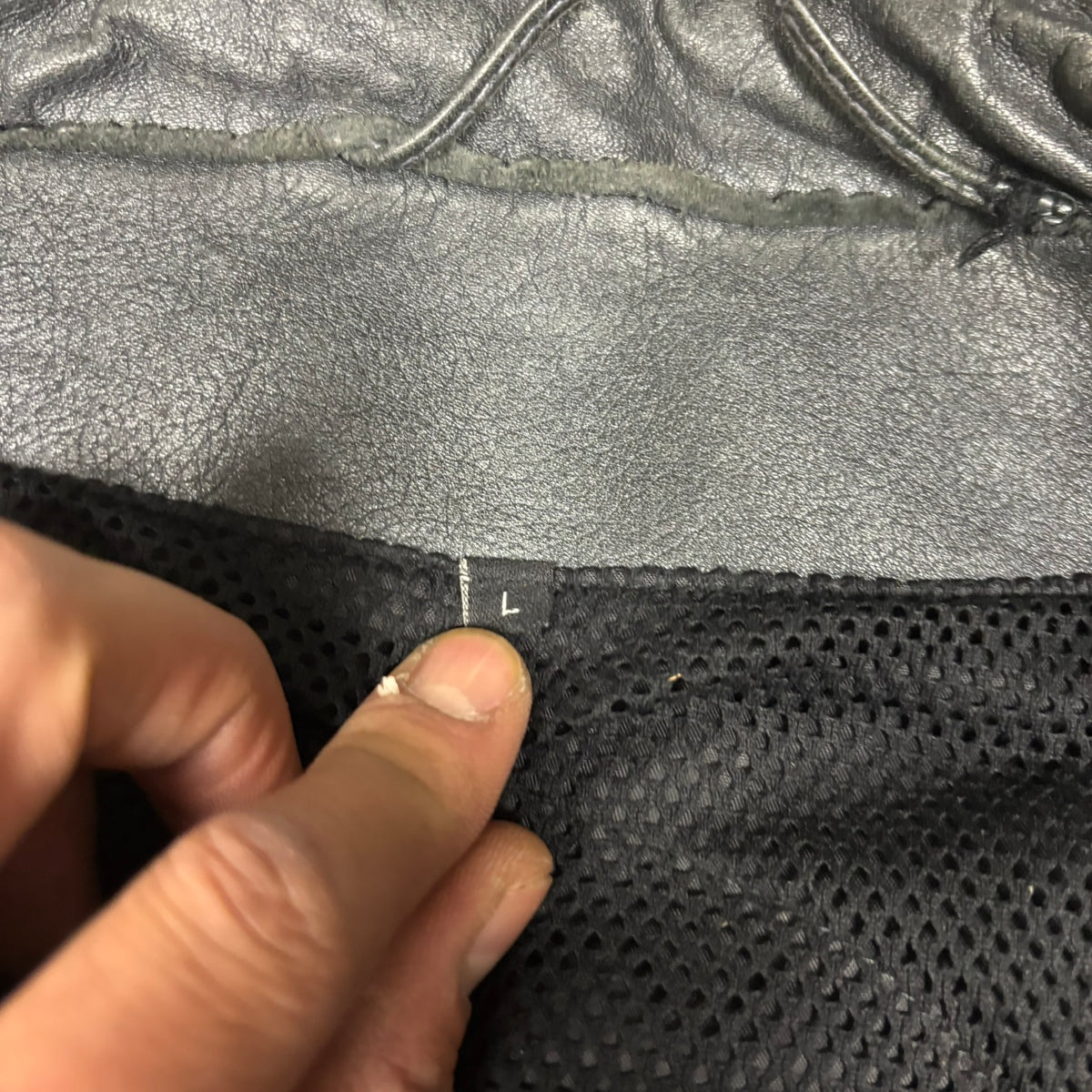 Veste en cuir Yamaha