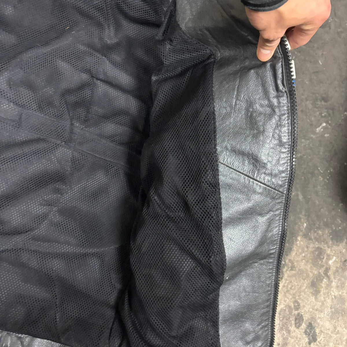 Veste en cuir Yamaha