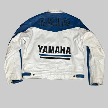 Veste de moto en cuir Yamaha