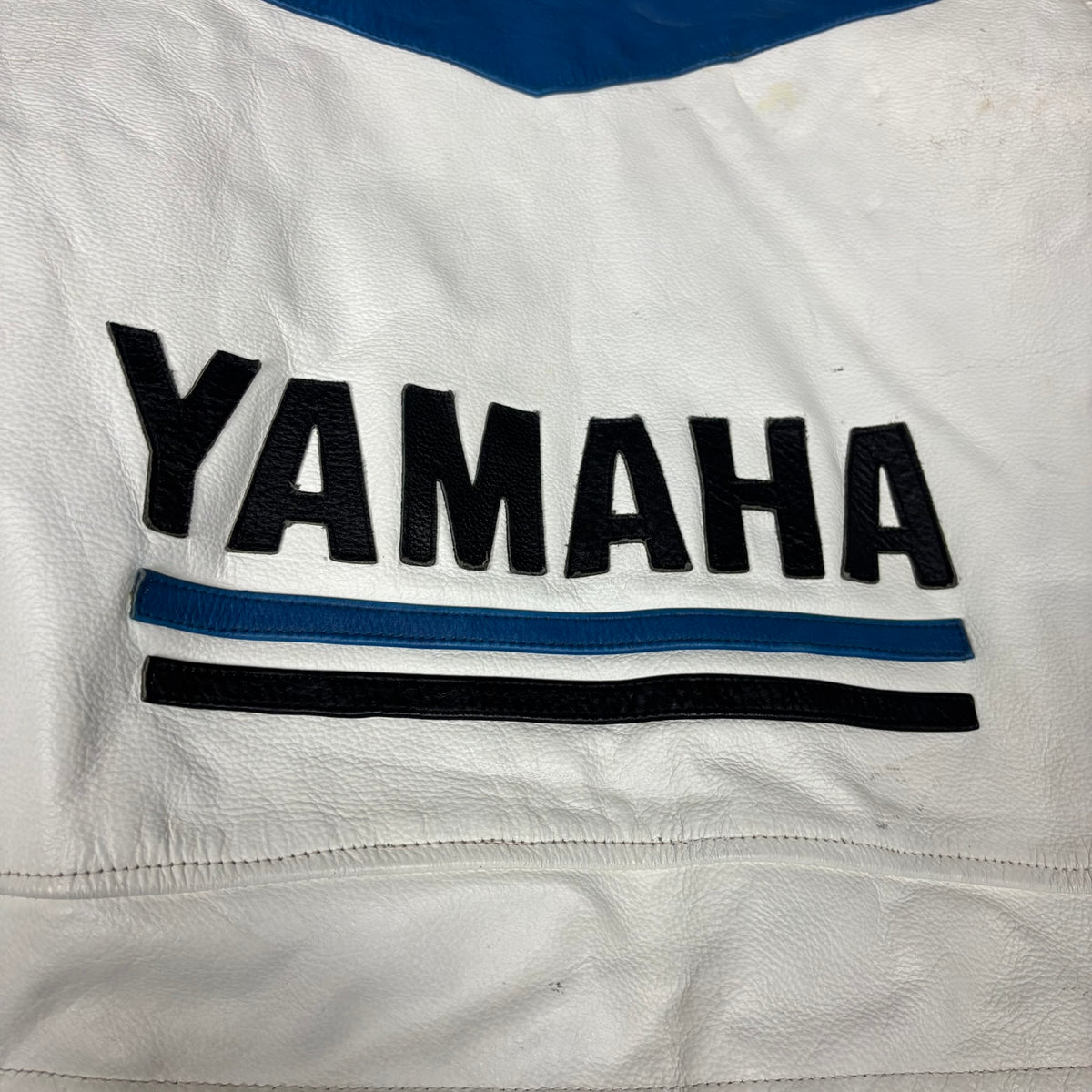 Veste de moto en cuir Yamaha