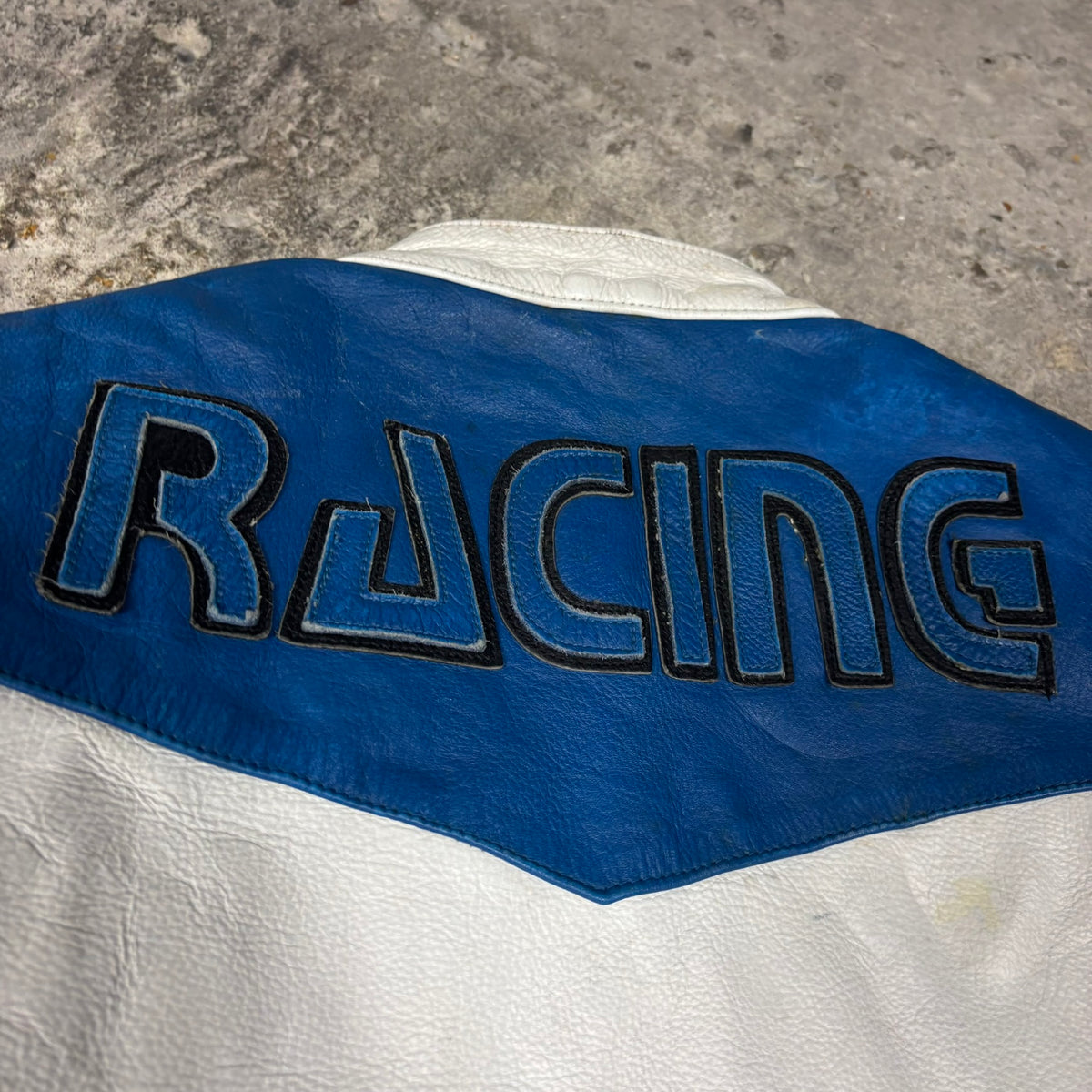 Veste de moto en cuir Yamaha