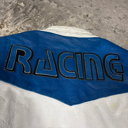Veste de moto en cuir Yamaha