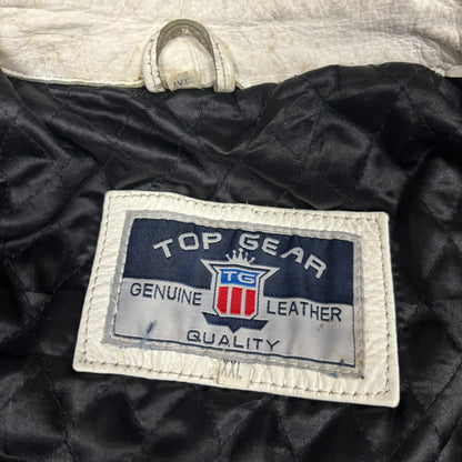 Veste de moto en cuir Yamaha