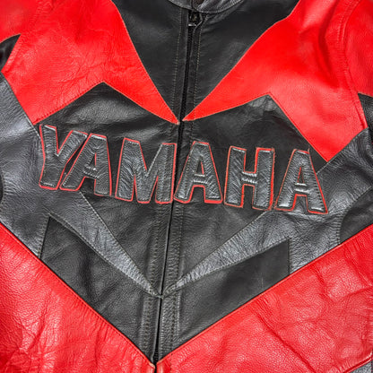 Veste de moto en Cuir yamaha Noriyuki Haga