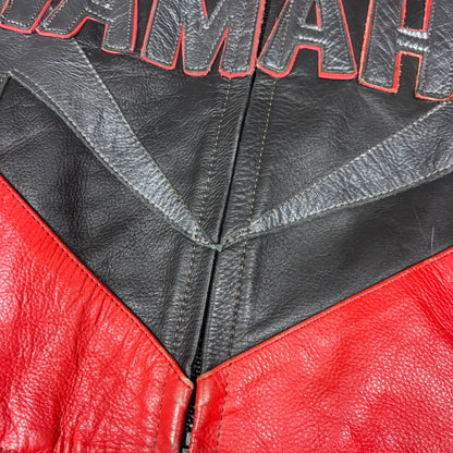 Veste de moto en Cuir yamaha Noriyuki Haga