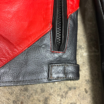 Veste de moto en Cuir yamaha Noriyuki Haga