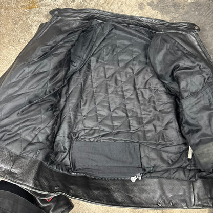 Veste de moto en Cuir yamaha Noriyuki Haga